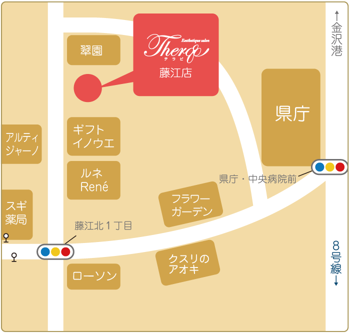 テラピ藤江店新店舗マップ